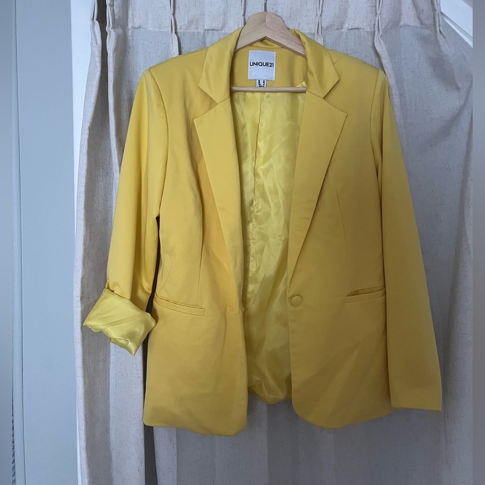 Butter Yellow Blazer